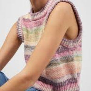 Wilfred free crochet knit sleeveless vest top S